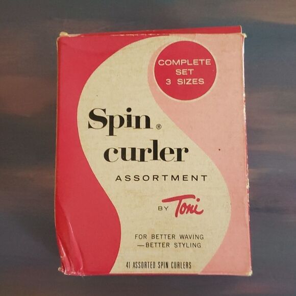 Vintage Box of Toni Spin Curlers - 45 ct - Picture 1 of 12